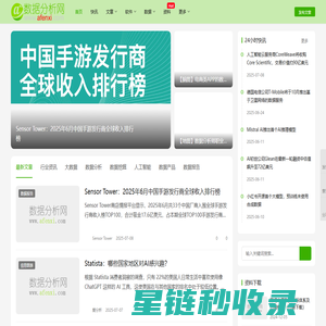 数据分析网 - 大数据、数据分析、数据挖掘和人工智能学习交流平台