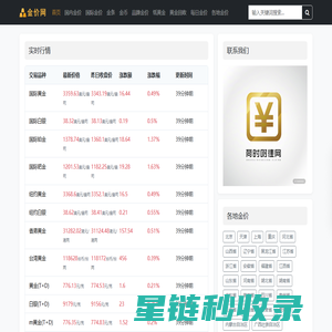 今日黄金价格查询_国际实时金价走势图_湖南黄金实时报价网(hntgxsb.com)